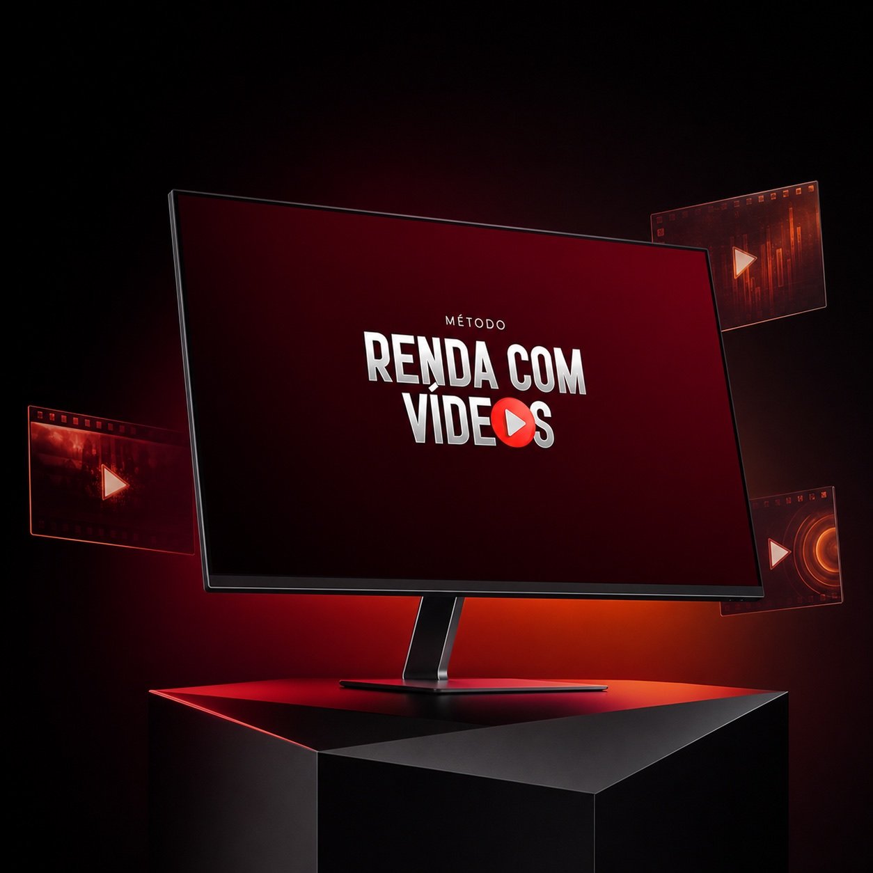 Mockup do curso Método Renda com Vídeos